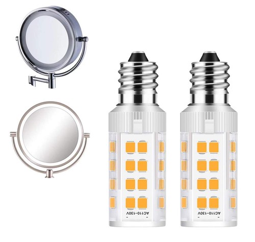 2pack makeup mirror led bulbs - mirror,