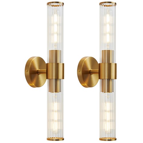 Gold bathroom light fixtures - light,