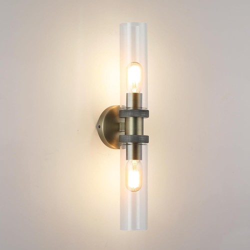 Glass wall light fixture - light,
